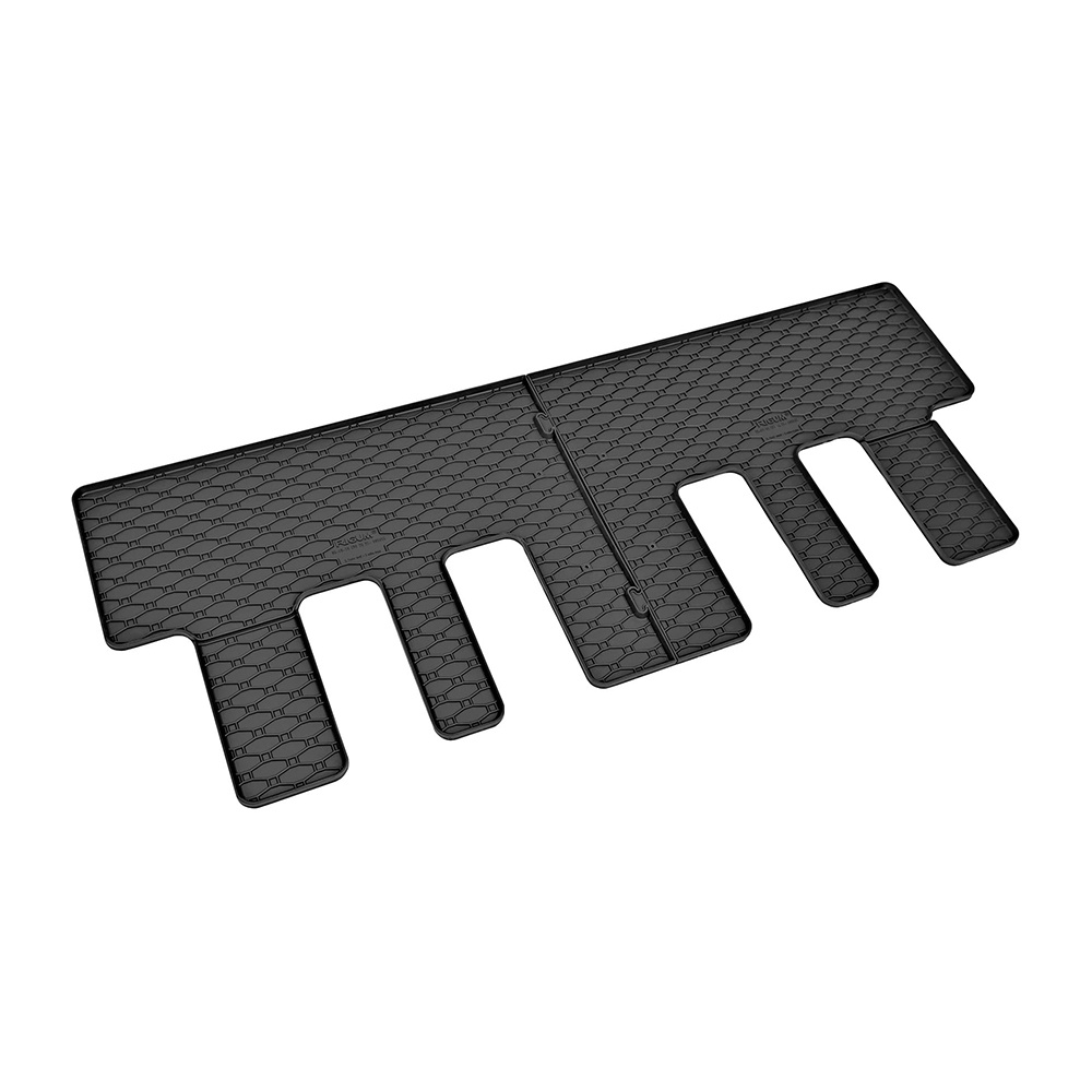 Car Lux Alfombras Alfombrillas de goma a medida para FORD Tourneo Custom para la segunda fila a partir de 2024