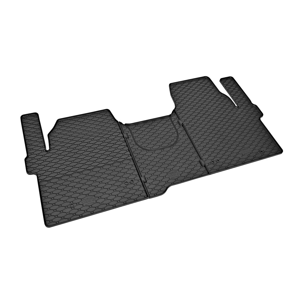 Car Lux Alfombras Alfombrillas de goma a medida para FORD Tourneo Custom de 3 plazas delanteras a partir de 2024