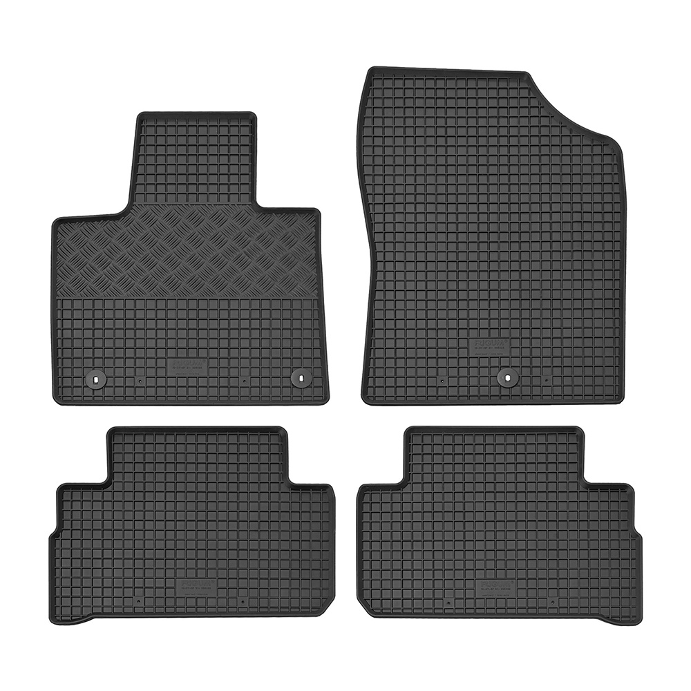 Car Lux Alfombras Alfombrillas de goma a medida para Hyundai Santa Fe desde 2021