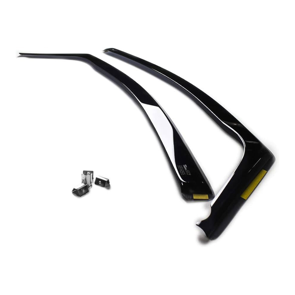 Car Lux 1 Kit Deflectores de aire o derivabrisas delanteros para Land Rover Discovery Sport a partir de 2014