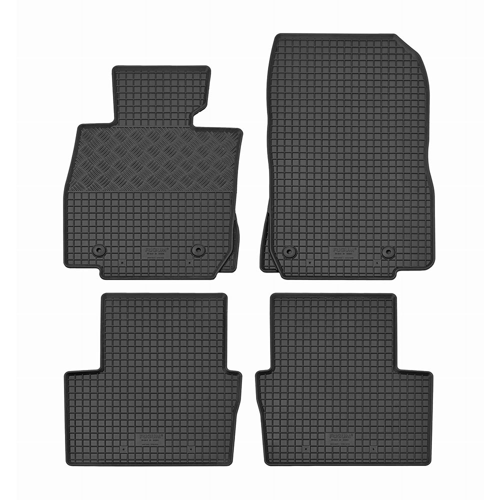 Car Lux Alfombras Alfombrillas de goma a medida para Mazda CX-3 desde 2015 hasta 2022