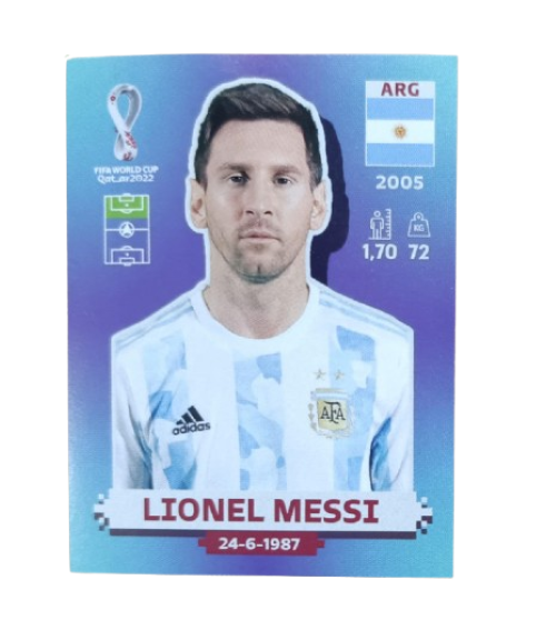 Messi Cromo Básico Mundial Qatar 2022 Panini Argentina