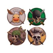 miniatura Set de 4 posavasos One Piece