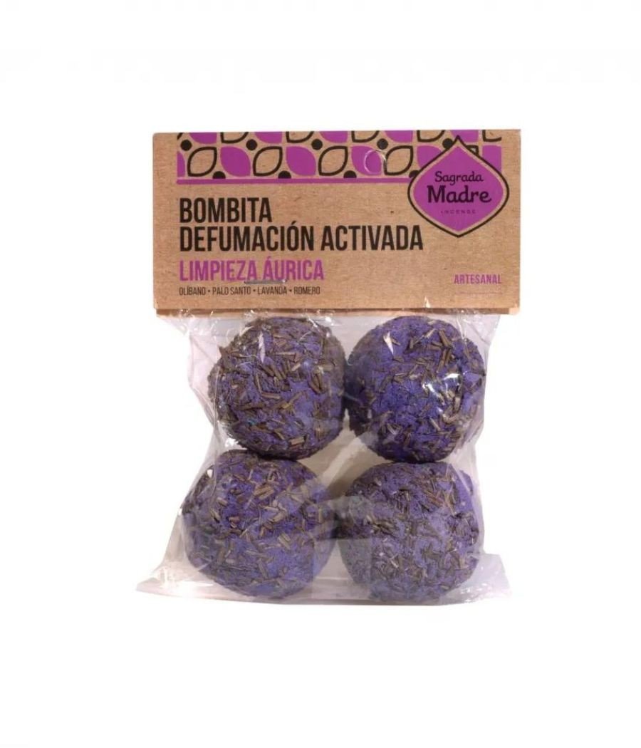 Limpieza Áurica - Bombita defumación Sagrada Madre 4 unidades