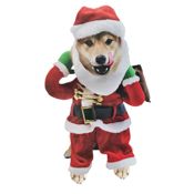 miniatura Disfraz de Papa Noel para Mascotas