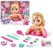 miniatura Sparkle Girlz Busto Princesa Rubia con Manos manicura con más de 50 Piezas