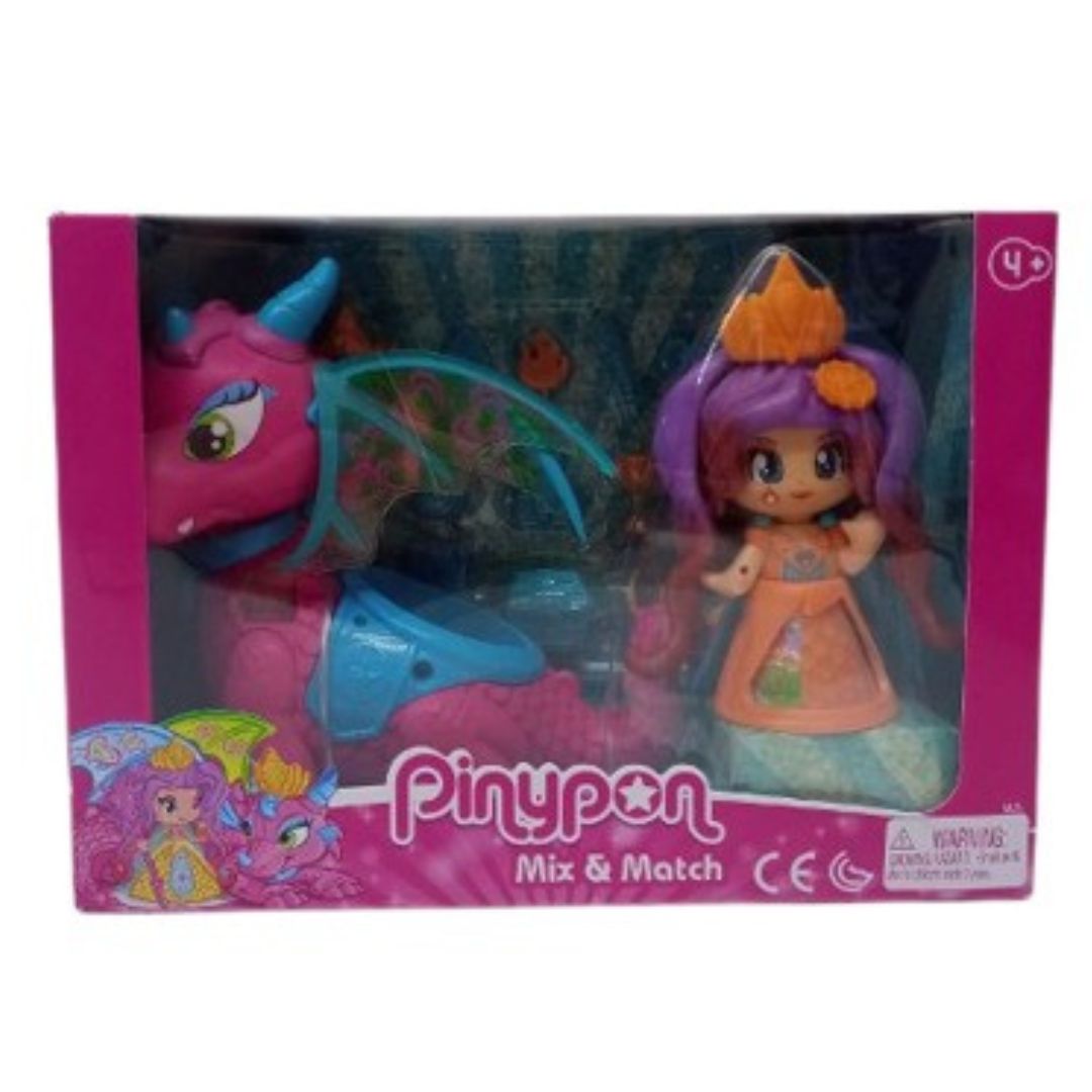 Muñeca Pin y Pon con Dragón