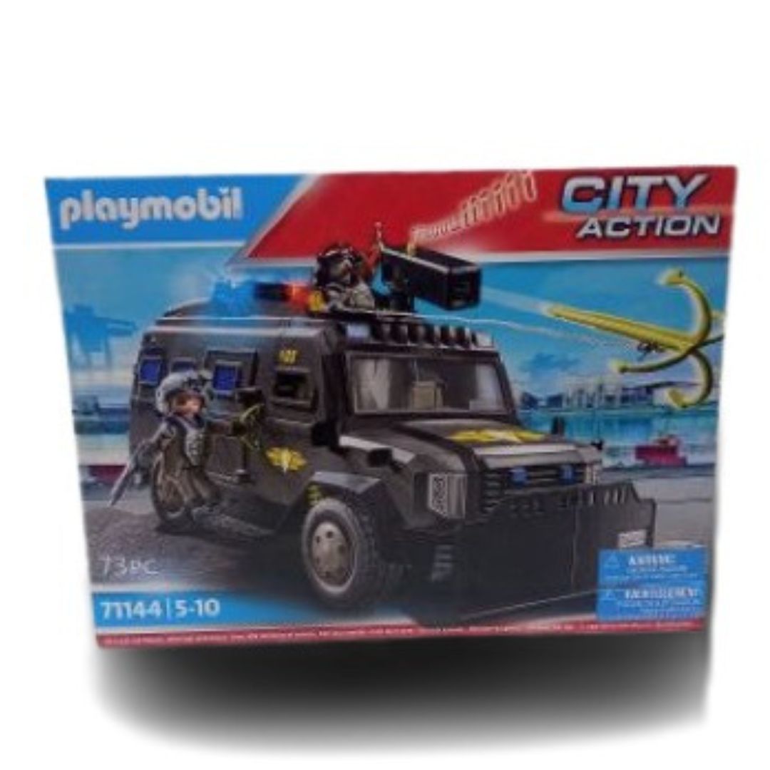 Furgón Antidisturbios con Lanzador Playmobil