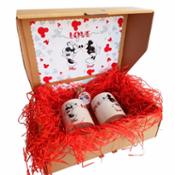 miniatura Caja regalo enamorados aniversario Mickey y Minnie