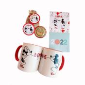 miniatura Caja regalo enamorados aniversario Mickey y Minnie