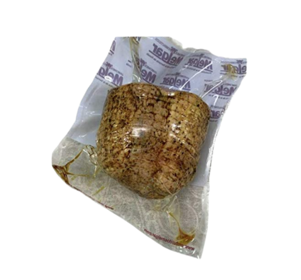 Pollo Relleno Queso , Pasas y Piñones