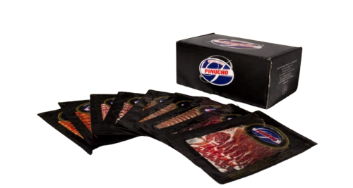Pack 5 Sobres de 200gr. Jamón Ibérico Cebo Blanco