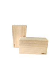 miniatura Pareja de bloques de madera para ejercicios de rehabilitación - Yoga, Pilates o Calistenia