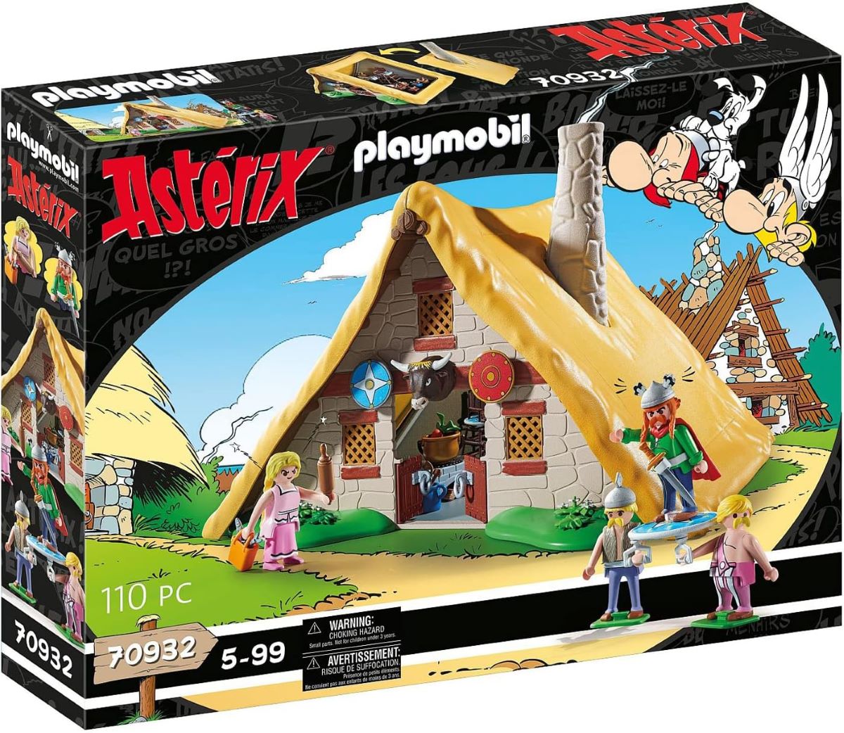 Playmobil Astérix: Cabaña de Abraracúrcix de Playmobil 70932