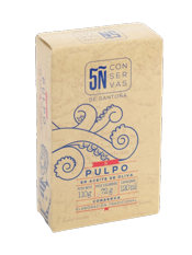 miniatura Pack de 10 latas de Pulpo en aceite de oliva 120 ML