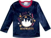 miniatura Pijama niña terciopelo Harry Potter - Hogwarts azul granate