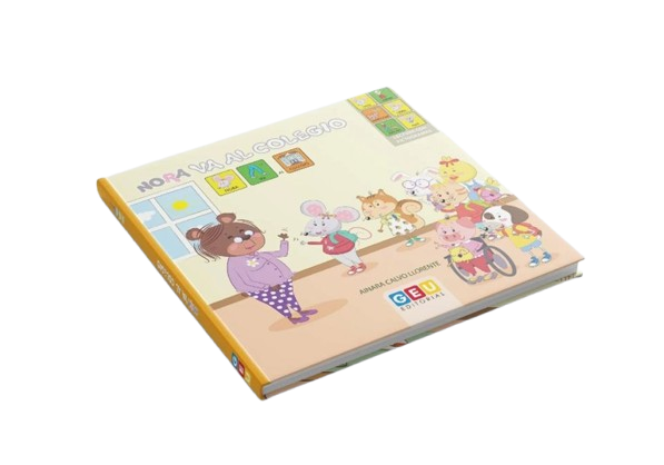 Nora va al colegio. Lectura con pictogramas