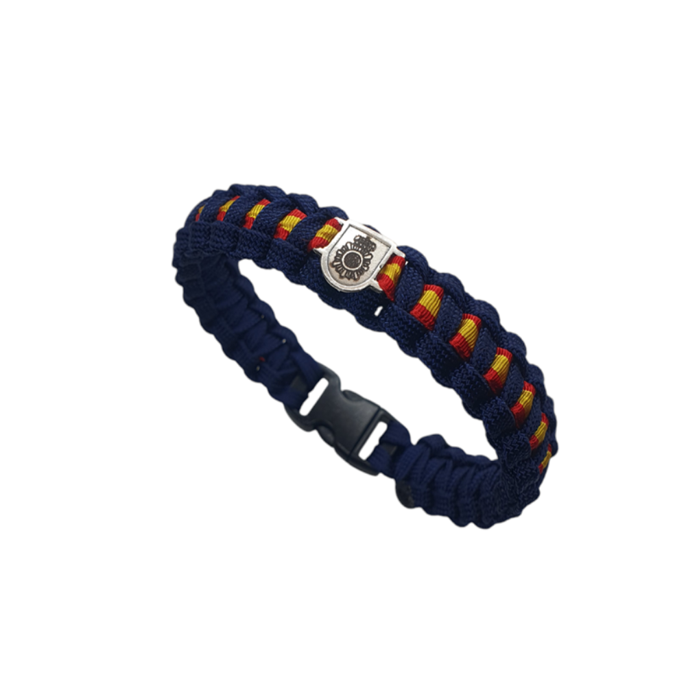 Pulsera del Cuerpo Nacional de Policía en Plata