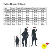 miniatura Disfraz de Monstruo de la Navidad Infantil.