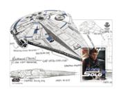 miniatura Sello hoja bloque Han Solo alternativa