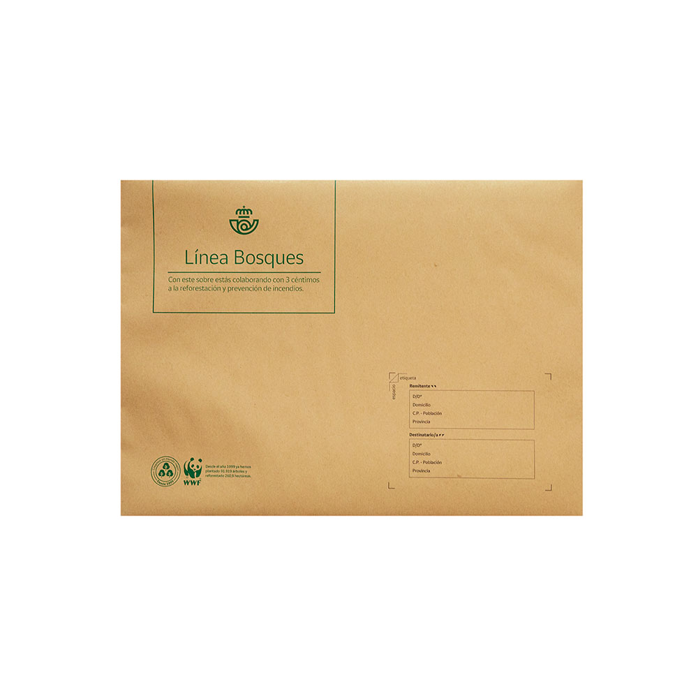 Sobre semirrígido mediano Línea Bosques