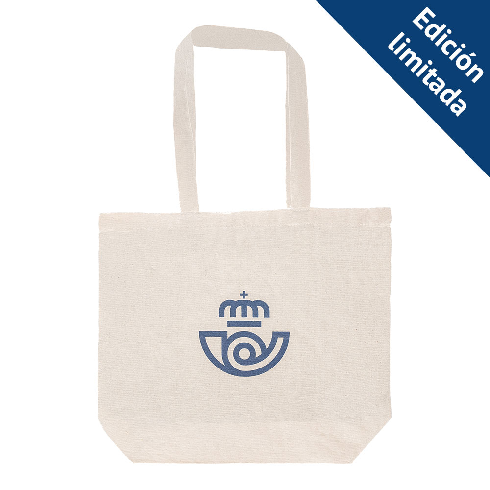 Bolsa Correos algodon cruz doble eme