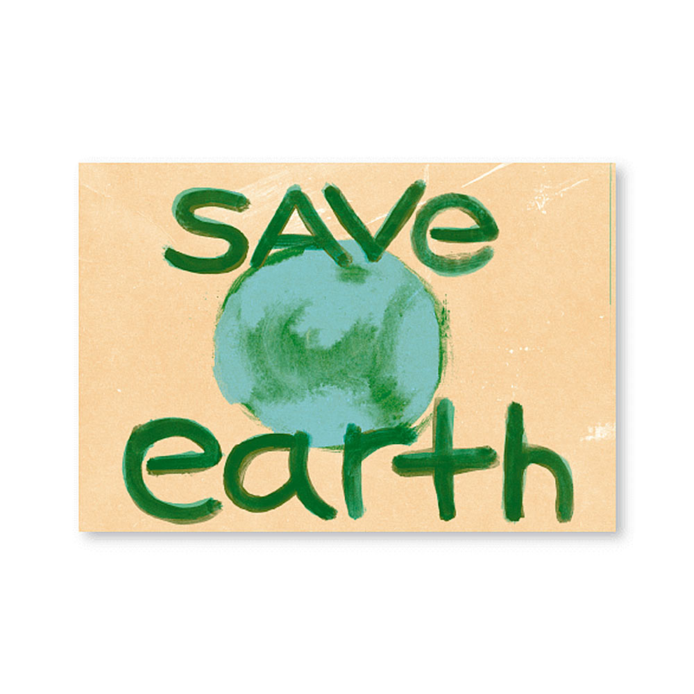 Save earth tarjeta postal Protest Stamps collection - Cumbre del clima - Correos Tienda Online