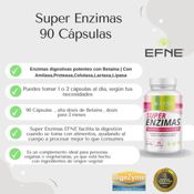 miniatura Super Enzimas EFNE con Betaína 90 Cápsulas 2