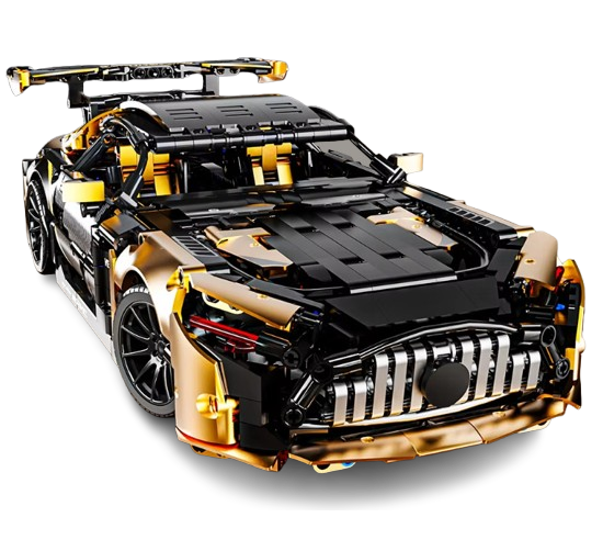 Construcción Bloques Mercedes GT3 AMG 1:14 1466 Pcs 3.7v R.C. 1