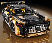 miniatura Construcción Bloques Mercedes GT3 AMG 1:14 1466 Pcs 3.7v R.C. 3