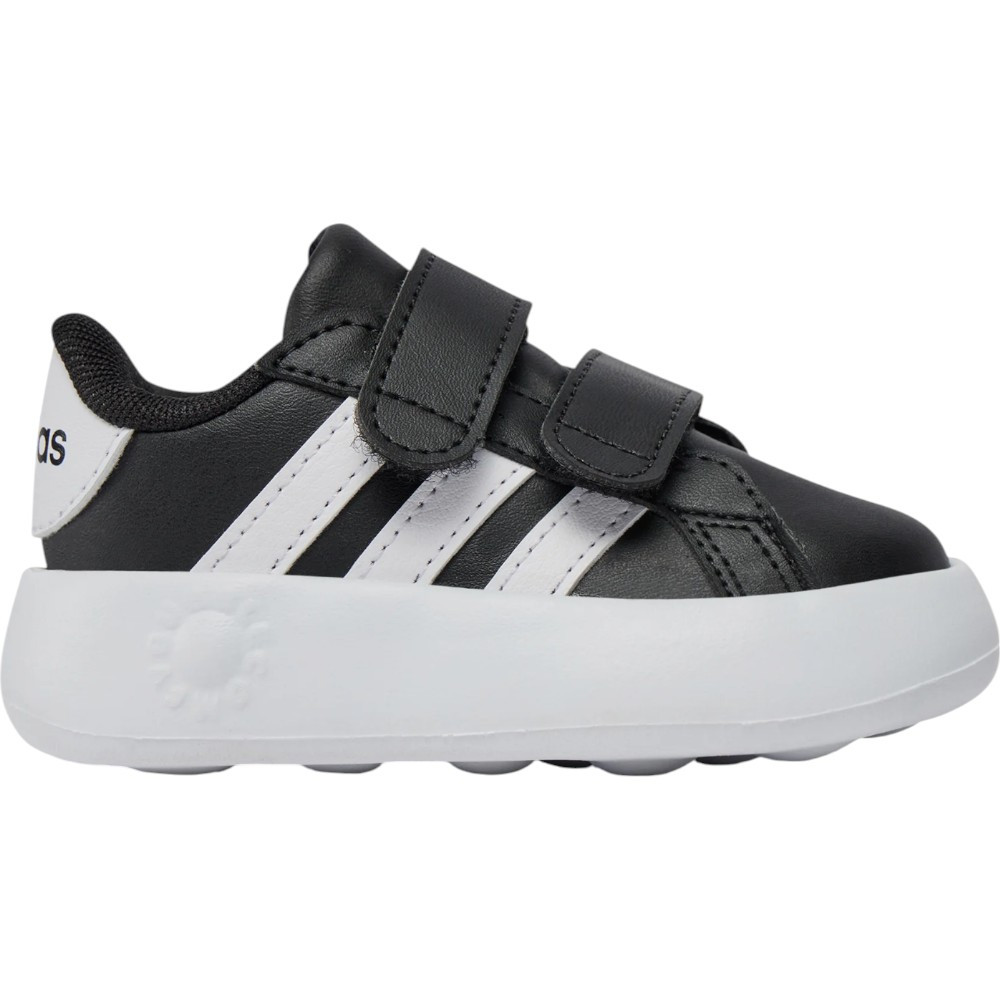Imagen ZAPATILLAS ADIDAS GRAND COURT 2.0 CF I NEGRO BLANCAS ID5272 CASUAL NIÑO