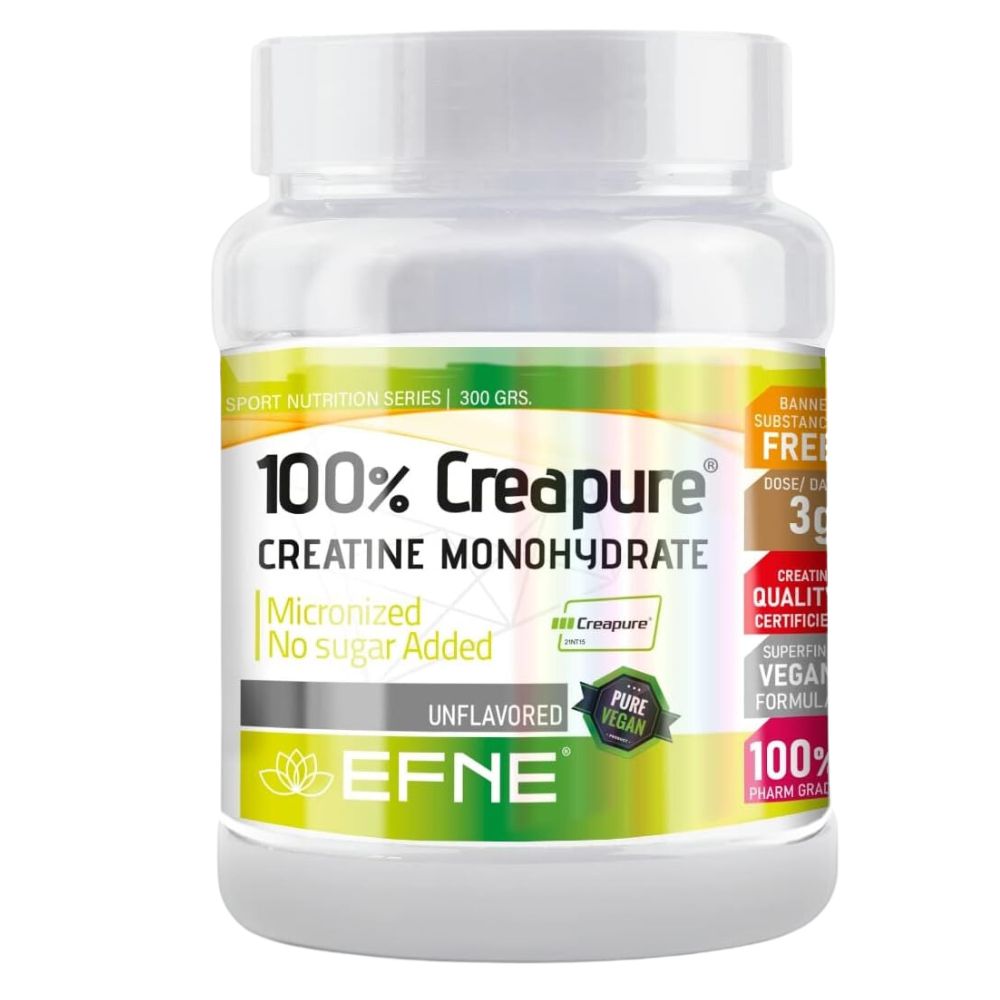 EFNE Creatina Creapure 100% Sabor neutro 300 g Polvo 1