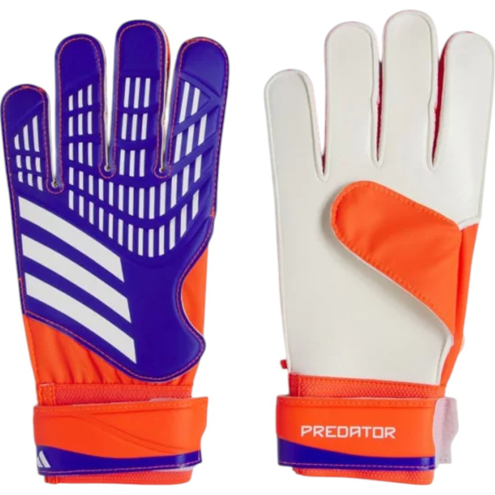 Imagen GUANTES PORTERO ADIDAS PREDATOR GOALKEERPER NARANJA AZUL IX3870 GUANTES FUTBOL