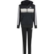 miniatura Imagen CHANDAL ADIDAS J 3BANDAS TIB FLEECE NEGRO GRIS BLANCAS JC7520 NIÑO NIÑA