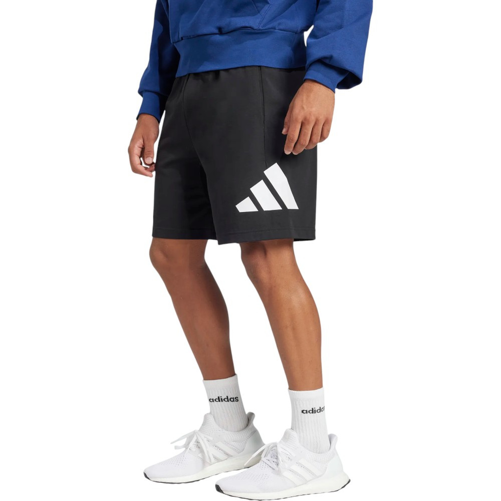 Imagen SHORT ADIDAS BIG LOGO SJ SHO NEGRO BLANCAS IS6909 PANTALONES CORTOS HOMBRE