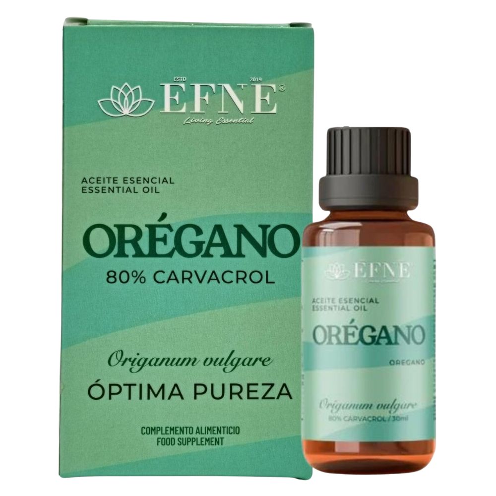 EFNE Aceite de Orégano 80% Carvacrol Bote de cristal de gotero 30 ml 1