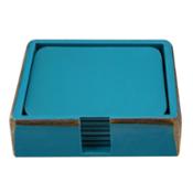 miniatura Juego de 6 posavasos azul A LA PAR