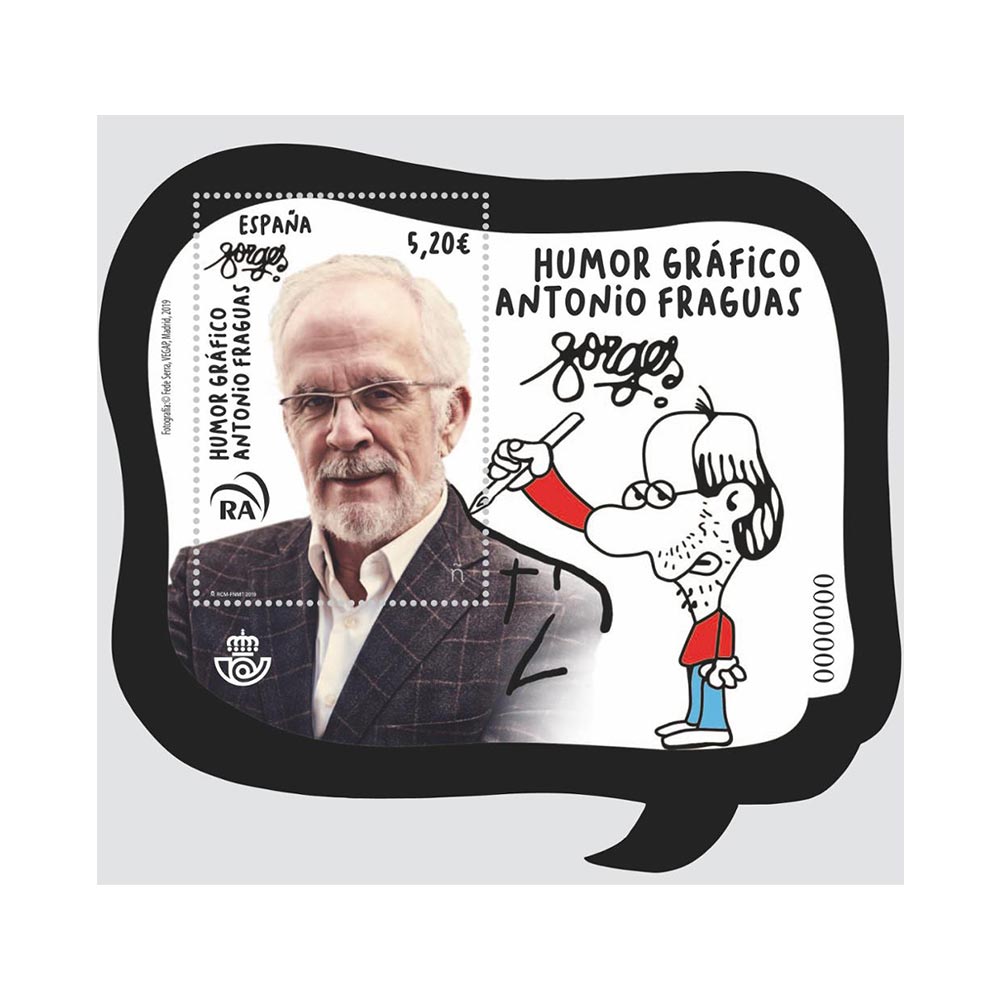 Sello hoja bloque Forges de Correos