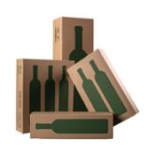 miniatura Gama de cajas de botellas de línea bosques