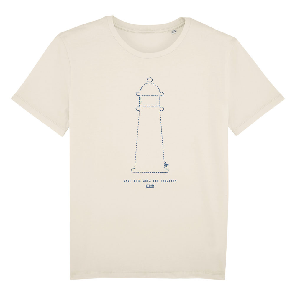 Camiseta hombre Uttopy faro Médicos del Mundo