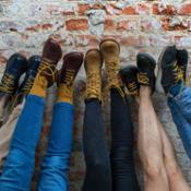 miniatura Zapatos con Cordones dorados Uno entre cien mil