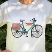 miniatura camiseta bicicleta vintage de Correos vista frontal