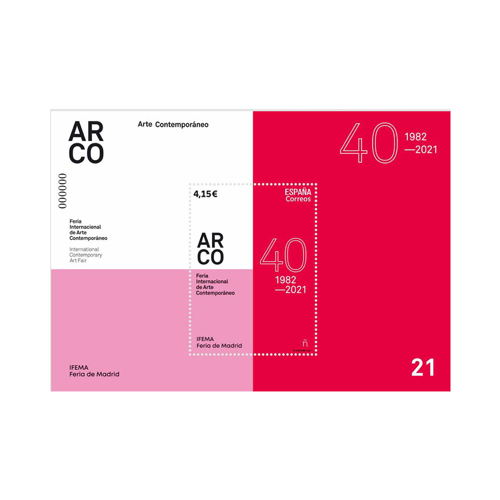 sello ARCO hoja bloque