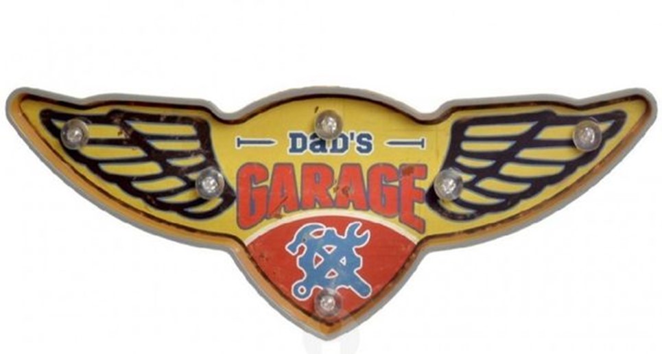 Cuadro Custom iluminado estilo vintage