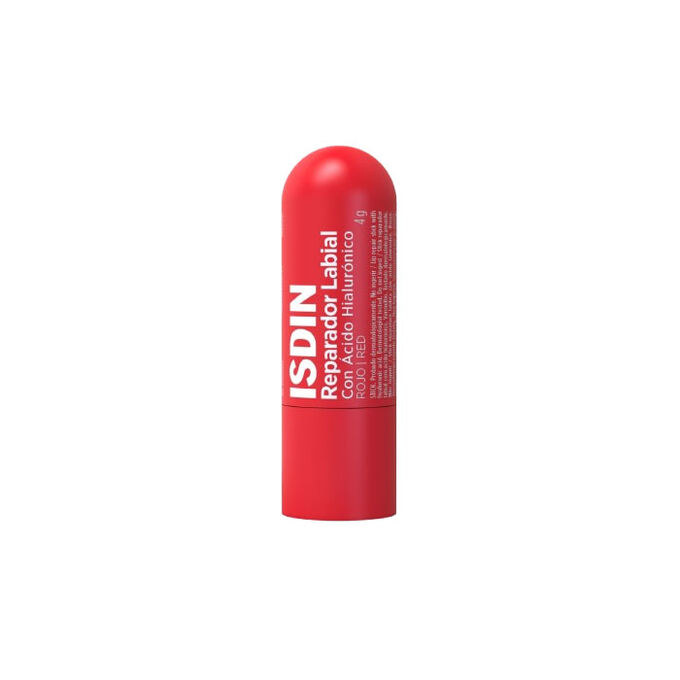 Isdin reparador labial color rojo
