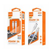 miniatura Cable Nylon USB-C a Lightning 1.2M 3A - C85B