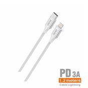 miniatura Cable Nylon USB-C a Lightning 1.2M 3A - C85B