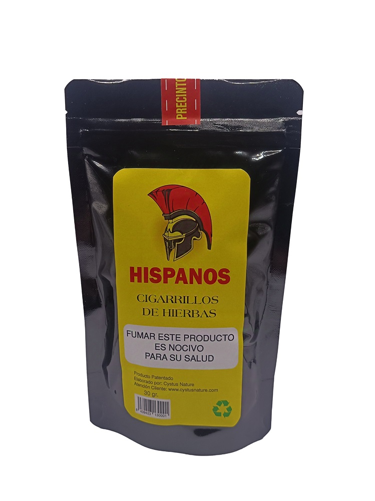 Hispanos Picadura para liar cigarrillos de hierbas sin tabaco Sin nicotina 30 g