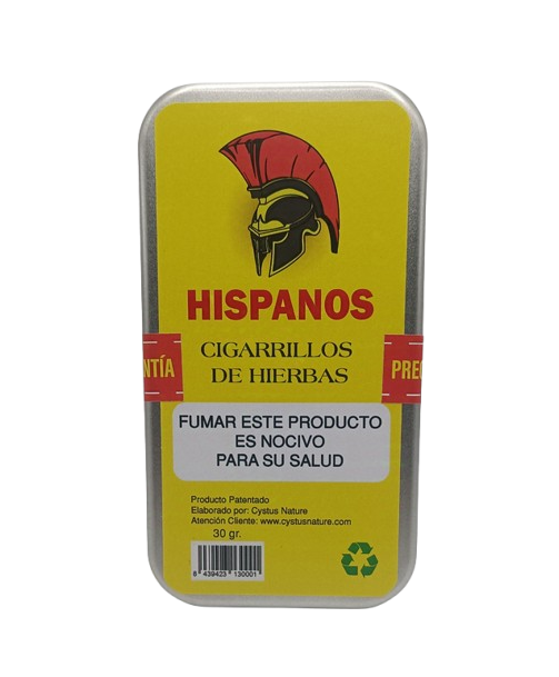 Hispanos Premium Edition Picadura para cigarrillos de hierbas sin tabaco Sin nicotina 30 g