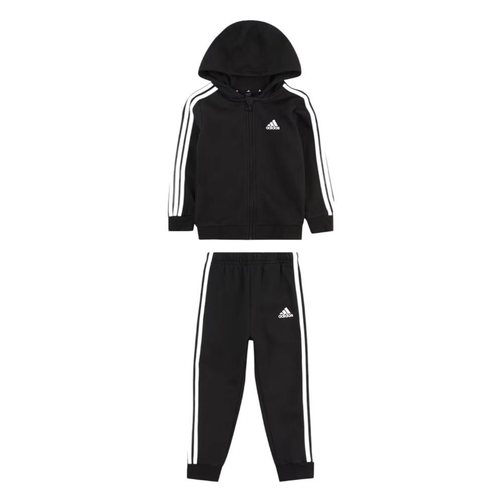 Imagen CHANDAL ADIDAS I 3BANDAS FZ FL JOG NEGRO HR5866 BEBE NIÑO